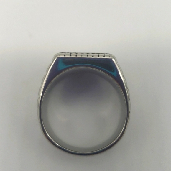 2018- Mother Of Pearl Handmade Men's Ring Size 13 1/2 NWT - Picture 4 of 8